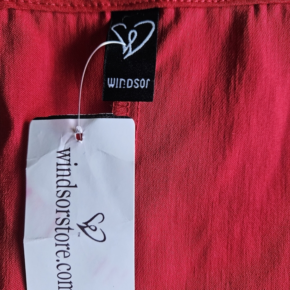 Windsor Red Strapless Large Mini Dress - Picture 5 of 6